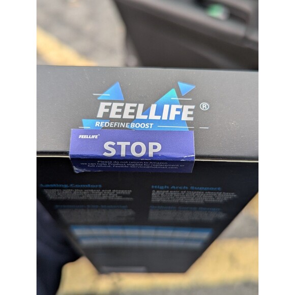 FEELLIFE Plantar Fasciitis Insoles High Arch Support Orthotics  M5-5.5 / W 7-7.5 - Picture 10 of 10